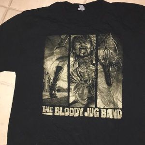 Bloody jug band soft tee shirt punk metal